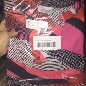 Abstract striped shirt,  still in plastic
